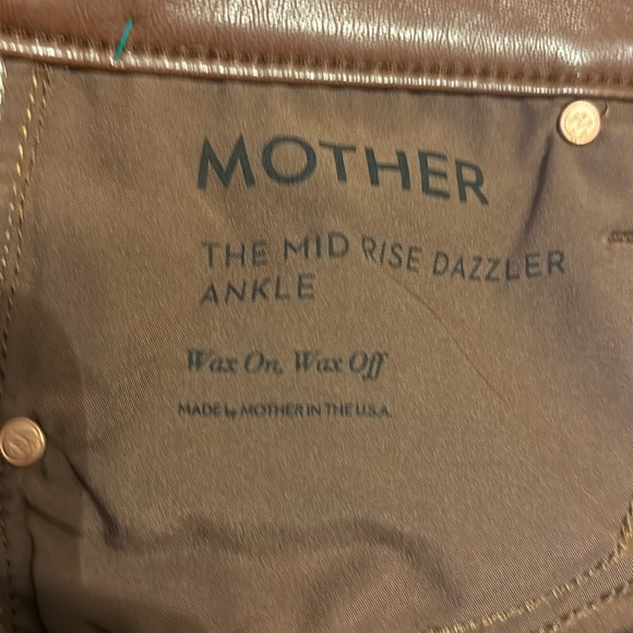 MOTHER Brown Ankle & Cropped Jeans - Picture 4 of 6